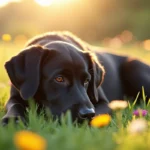 Czarny pies w senniku – Co oznacza łagodny czarny pies?