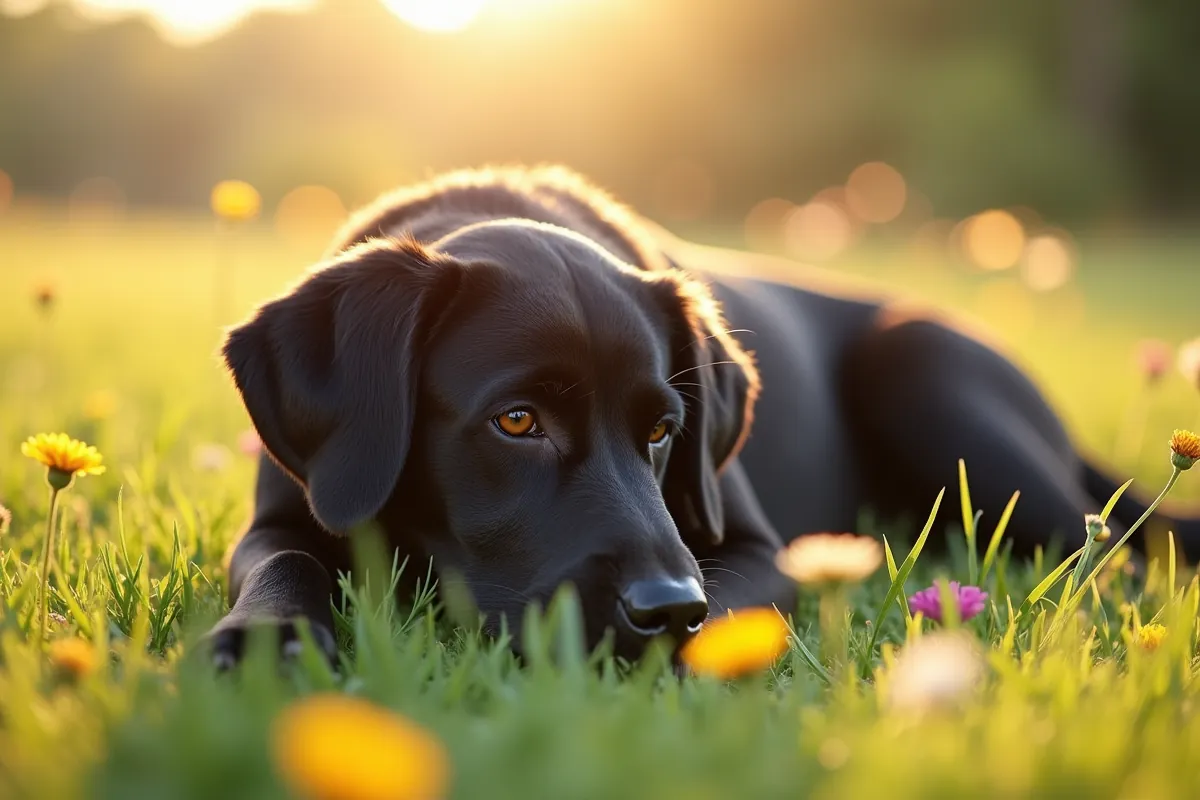 Czarny pies w senniku – Co oznacza łagodny czarny pies?